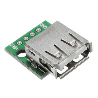 LinkMejor 2.0 Female Head Socket To DIP 2.54mm Pin 4P Adapter Board