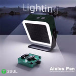 2UUL DA98 Aiolos Fan 3 In 1 Repair Fan 3.7V 1200mAh 6500r/min USB Charging Smoke Extracting Cooling Lighting Fan