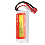 LinkMejor 7.4V 2200mAh 35C 2S Lipo Battery T Plug for Wltoys 124019 144001 10428 10428A/B/C/A2/B2/C2 K949 RC Car