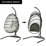 LinkMejor HW002B Foldable Swing Chair with Stand