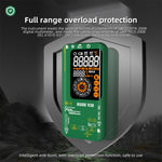 LinkMejor V30 Digital Multimeter Infrared Thermometer Measures AC/DC Voltage Current Resistance Capacitance Frequency Dual Power Options Flashlight V~Alert 4:1 Object Distance Ratio
