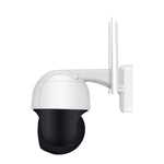LinkMejor QF518 5MP Pan/Tilt AI Humanoid Detection Auto Tracking Cloud Storage Waterproof WiFi IP Camera with Two Way Audio Night Vision
