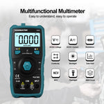 LinkMejor DM20 Digital Multimeter Auto-Ranging 6000 Counts Smart Electrical Tester with Non-Contact Voltage Function Safe Reliable for AC/DC Voltage Current Resistance Continuity Measurements