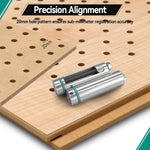 LinkMejor HD30-YG03 Bench Connector Dog For Woodworking Bench Dog MFT System Connecting Two Dog Hole Bench