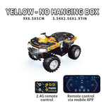 LinkMejor HG4-411 RTR 1/64 2.4G RWD Mini Alloy RC Car Support App Remote Control Motorcycle Beach Off-Road Three Speed Vehicles Models Pocket Toys Desktop Collection Gift For Boys