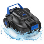 [US Direct] Vimily S1 Cordless Pool Robot Vacuum, Robotic Pool Rechargeable Cleaner for Above Ground & In-Ground Swimming Flat Pools, Lasts 120 Mins, Automatic Self-Parking & Obstacle Avoidance