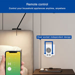 Tuya Smart WiFi Socket EU Plug with USB/Type-C Charging Port Timing Function Phone Remote Control Voice Control with Alexa Google Assistant