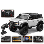 HB Toys RTR R1001/2/3 Upgraded Version 1/10 2.4G 4WD RC Car with Winch Differential Lock Full Proportional Rock Crawler LED Light 2 Speed Off-Road Climbing Truck Vehicles Models Toys
