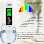 High Accuracy TDS Meter Digital Water Tester 0-9990ppm TDS EC LCD Water Purity PPM Aquarium Filter