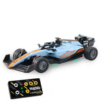 LinkMejor HG4-234 RTR 1/64 2.4G Mini RC Car F1 Formula Racing Alloy Shell Three Speed Support App Remote Control LED Light Highly Simulated Classic Desktop Vehicles Models Toys Collection Gift for Children