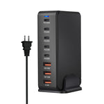 [GaN Tech]LinkMejor 268W 8-Port USB PD Charger 3USB-A+5USB-C PD QC Fast Charging Desktop Charging Station EU Plug US Plug for iPhone 15Pro Max for Samsung Galaxy Flip5 for Huawei Mate60 Pro for Xiaomi 13pro
