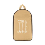 Portable Camping Kitchen Utensil Organizer Bag, Convenient Carry Case For Outdoor BBQ & Cooking Tools, Compact Cutlery Travel Set