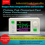 Sinilink XY-SMD4 Stepper Motor Controller 10V-30V 4A Single Axis TTL Serial High Precision Microstepping for 42 57 Stepper Motors Forward and Reverse Control Driver Angle Speed PLC Serial Communication