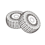 LinkMejor M162 Orignal RC Car Wheel Tire 16300M2 16300C Parts