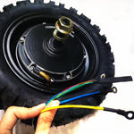 LinkMejor 60V 38.4Ah 2800W 11 inch Electric Scooter Hub Motor Front/Rear Drive Brushless Motor with Vacuum Off-Road Tires for LinkMejor TI30 Replacement