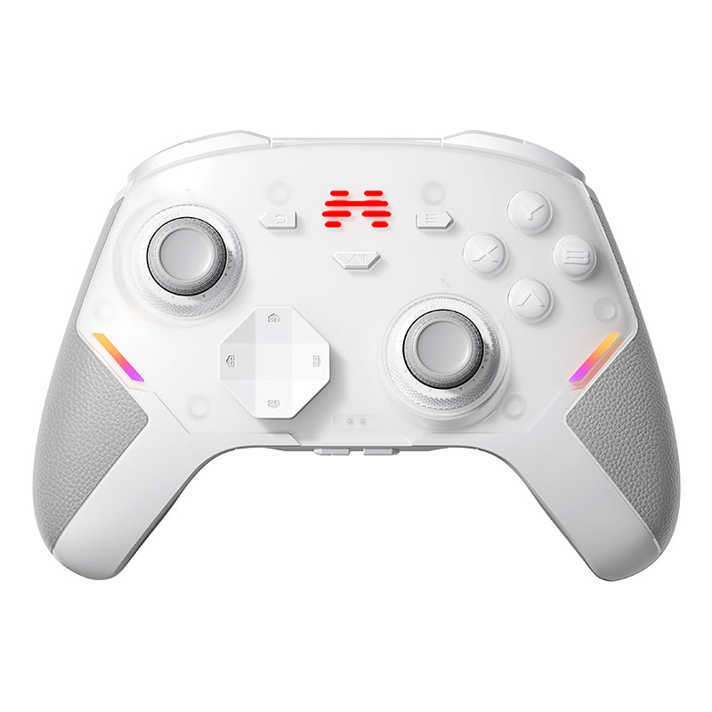 LinkMejor KP40D Tri-mode Game Controller with Adjustable TMR Joysticks Optical Axis Keys AI Customization Rotatable Back Buttons Pro Professional Gamepad for PC NS