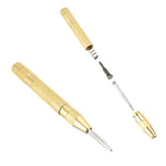 Drillpro 23pcs Woodworking Chamfering Countersunk Drill Bit Set 5 Flute Chamfering Drill Wood Plug Cutter Automatic Center Punch Drill