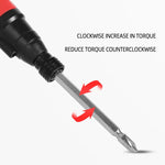 Portable Electric Screwdriver 3.6V 2/10Nm Torque Rechargeable Lithium Battery Compact Design Home DIY Tool Repair Kit Red