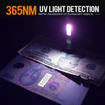 LinkMejor S15Pro 750LM LED Keychain Flashlight with Clip Magnet USB-C Rechargeable Mini EDC Pocket Light