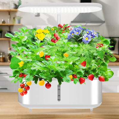 LinkMejor Plant Growth Light Smart Hydroponic Plant Machine Full Spectrum Indoor Fruit and Vegetable Planting Cultivator Ornamental Decoration
