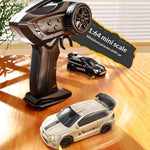 LinkMejor 8673 RTR 1/64 2.4G Mini Drift RC Car Race LED Light Remote Control High-Speed Motor On-Road Racing Vehicles Models Boys Gifts Desktop Toys