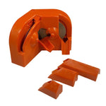 Multipurpose Drill Bit Grinding Sharpener 3 Holders 2 Wheels Steel Construction 11x6x7cm Compact Kitchen Slicers and Cutting Tools Sharpener