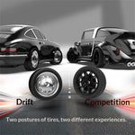 LinkMejor HKRC 2025P 2025W RTR 1/22 2.4G 4WD Drift RC Car Full Proportional LED Light Simulation Collectible Vintage Retro On-Road Racing Classic Remote Control Vehicles Model Toys