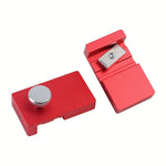 Guide Rail Adjustable Lockable Stop Compatible with Track Saws Jigsaws Miter Saws Planers Precision Cutting Tool