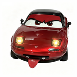 LinkMejor 1804 for Mazda MX-5 Miata NA 1/18 Drift RC Car Parts Windshield Sticker On-Road Racing Vehicles Models Replacement Spares