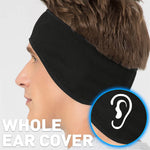 LinkMejor Winter Warm Ear Cover Headband Warm Cold Cozy Head Cover Ear Muffs for Men Women Outdoor Skiing Running Biking Universal