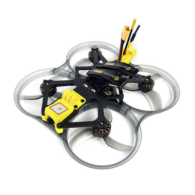 LinkMejor CineApe35 Analog DJI O3 HD True-X 3.5 Inch 4S 6S Whoop FPV Racing Drone BNF with F4 35A AIO ELRS