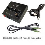 MIC-60 Balanced Mic Preamplifier Condenser Moving Coil Microphone Amplifier 48V Phantom Power 60dB Gain Low Cut Three Band Equalizer with USB and XLR Cable