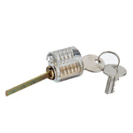 42PCS Orange Picks and Padlocks Set Equipped with an Automatic Unlocking Gun, Aircraft Clips, Transparent Padlocks and Rubber Sleeves,