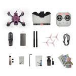 LinkMejor Tinyhawk Lite Adventure Analog 1S ELRS Outdoor RC FPV Racing Drone RTF with E8 Transmitter Remote Controller Transporter II Goggles for Beginners
