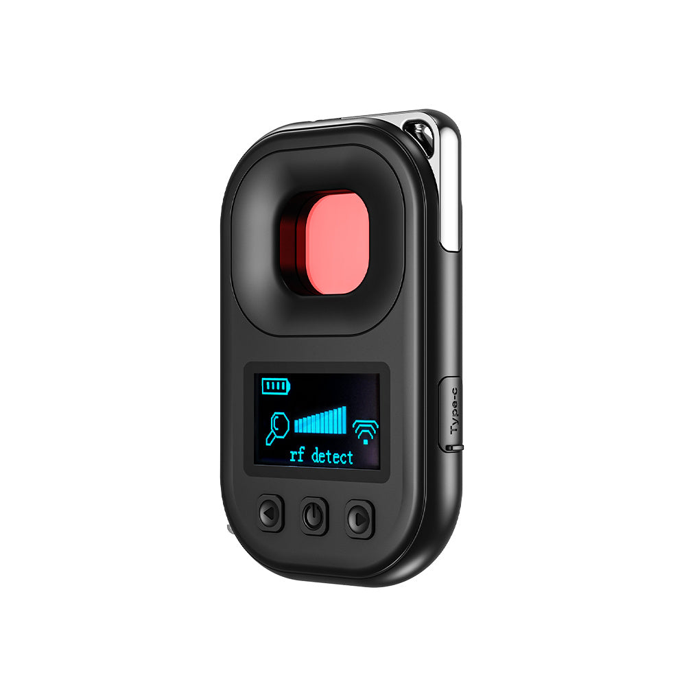 T03 Multi-function Display Hidden Cameras GPS Tracker Detector 1MHz-6.5GHz Frequency Range 450mAh Battery Type-C Interface Portable Security Device