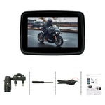 5-inch Waterproof Motorcycle GPS Navigation with Carplay Auto Mirror Screen
