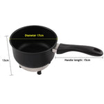 Car Electric Frying Pan 12V/24V Lighter Power Supply Cooking Pot Travel Cooker Fast Heating for Camping RV Road Trip