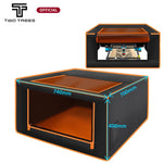 LinkMejor® Laser Engrave Enclosure Eye Protection Vent Protective Cover Fireproof for TTS TT CNC Engraving Machine Laser Cutting Enclosure