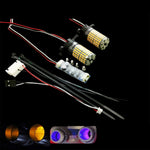 LinkMejor V3 Tail Flame Lights For 70mm 80mm 90mm Inrunner Motor Ducted Fan EDF Jet RC Airplane