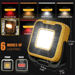 2024 1000LM Super Bright Portable LED Spotlight Camping Lamp 3000mAh LED Work Light Rechargeable Outdoor Waterproof Working Light