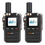 2pcs Maycall MC-720(510E) 4G LTE Global Walkie Talkie Long Range 5000km Nationwide Radio 4900mAh Type-C Dual SIM FirstNet Ready Two Way Radio for Outdoor Communication