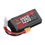 LinkMejor Power 11.1V 1350mAh 150C 3S LiPo Battery XT60 Plug for RC Drone