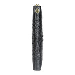 Ekphero Genuine Leather Crocodile Texture Wallet Unisex Long Business Handheld Bag Zipper Card Holder Fashion Cowhide Money Clip Purse