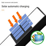2pcs Solar Outdoor Courtyard Wall Lamps Automatic Sensor Waterproof Garden Villa LED Light Solar Panel Night Lighting