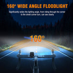 1500Lm Super Bright Bike Headlights IP67 Waterproof Various Lighting Modes Type-C Fast Charge Aluminum Alloy Bicycle Front Light Flashlight