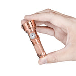 Lumintop GT NANO V3.0 700LM 400M Copper Thrower Flashlight Mini LED Keychain Light With 10280 Lithium Battery USB Type C Rechargeable Mini Torch Camping Lantern Outdoor Light
