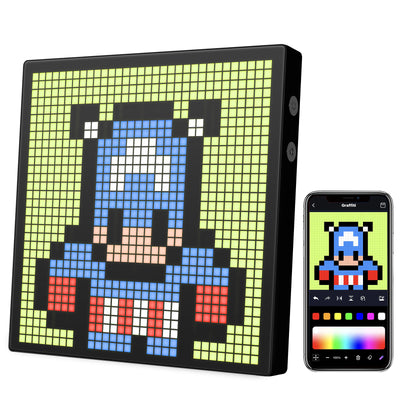 LinkMejor Pixel Display Screen Bluetooth Pixel Light Table With Pixel Photo Frame Diy Mosaics Pixel Style Wall-Mounted Pixel Screen Smart LinkMejor Pixel Display