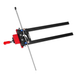 LinkMejor Aluminum Alloy Drawer Slide Jig with Adjustable Clamp for Woodworking Cabinet Drawer Slide Install
