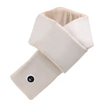 LinkMejor USB Heated Scarf Graphene Heating Element Smart Winter Scarf Adjustable Temperature Lightweight Portable Warm Down Fabric
