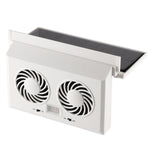 Solar-Powered Light-Controlled Exhaust Fan Dual-fan Car Cooling Powerful Air Circulation for Sedans SUVs Van Trucks